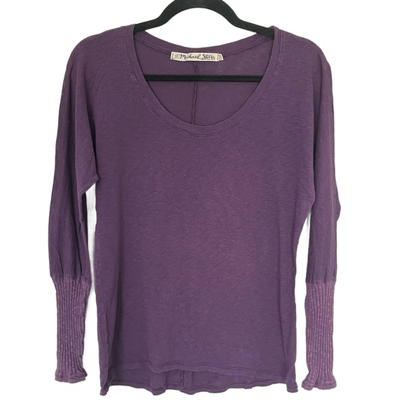 Michael Stars Tops - Michael Stars Plum Long Sleeve Tee